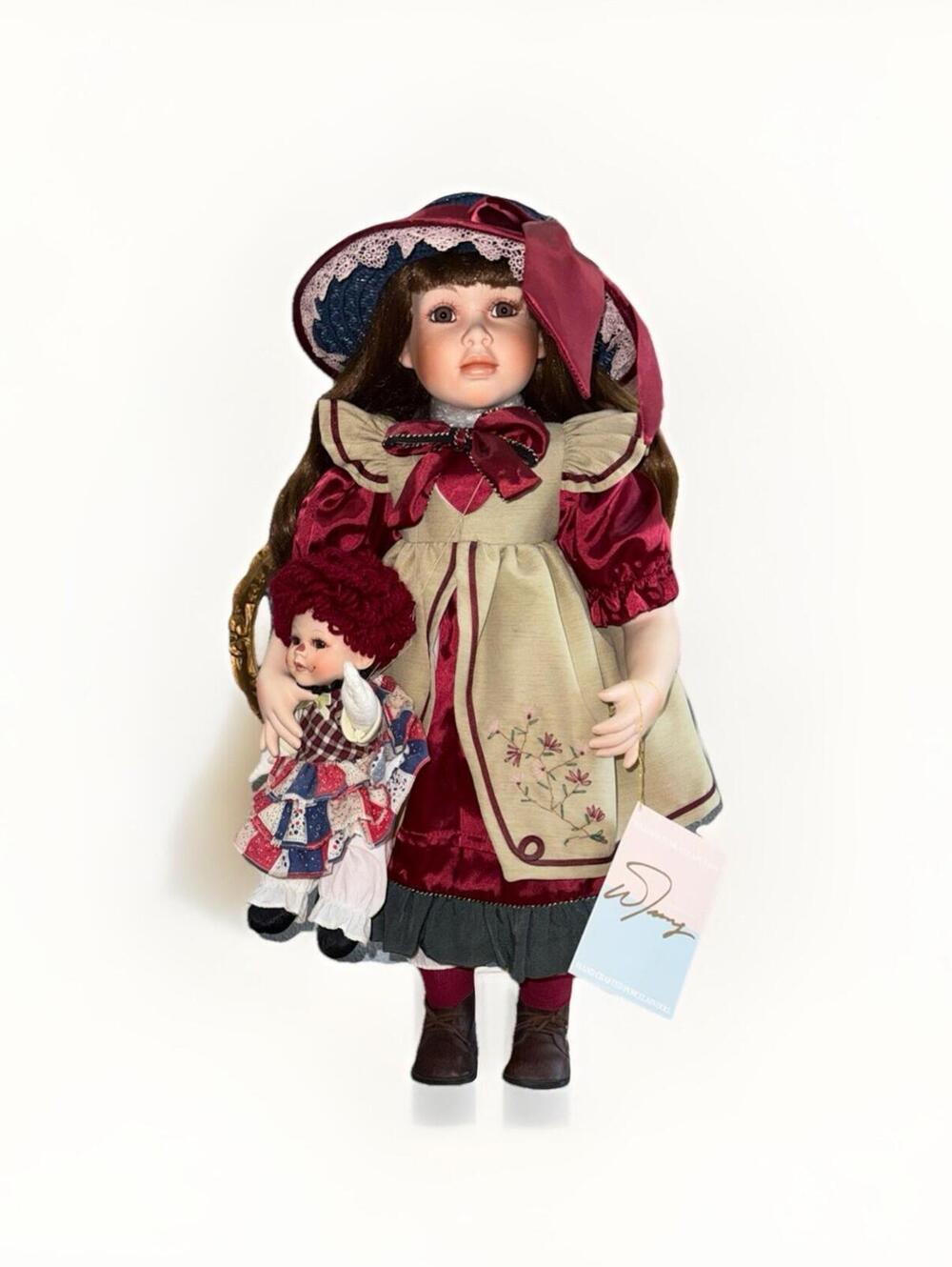 Vintage Porcelain Doll William Tung Collection Hand Painted Rhonda 148/750 1998